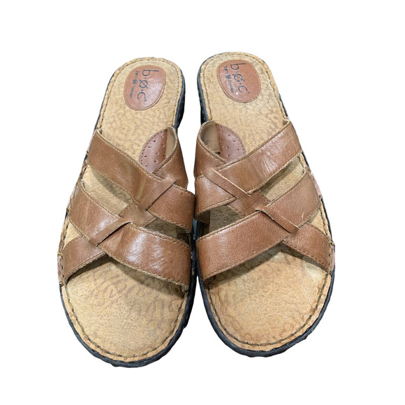 b.o.c Slip‎ on platform Sandals Size 10 - Picture 1 of 6